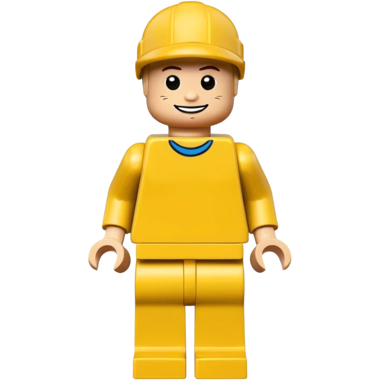 Boneco de Lego emoji