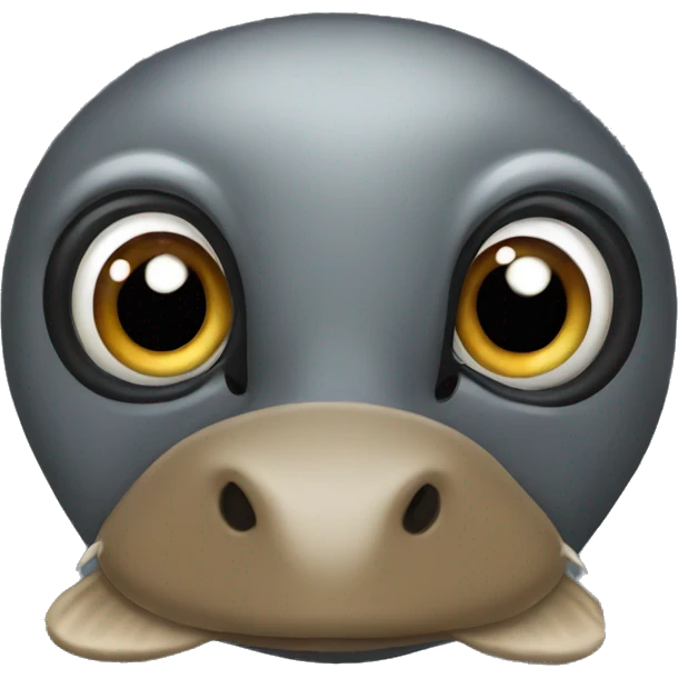 Platypus with big eyes emoji