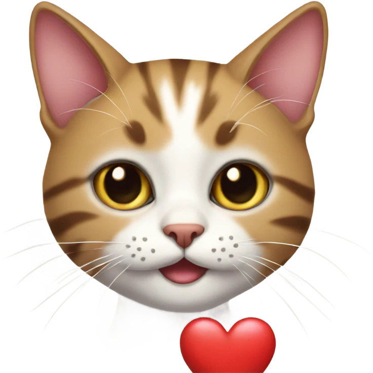 cat with heart emoji