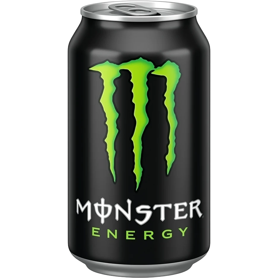 A monster energy drink can emoji emoji