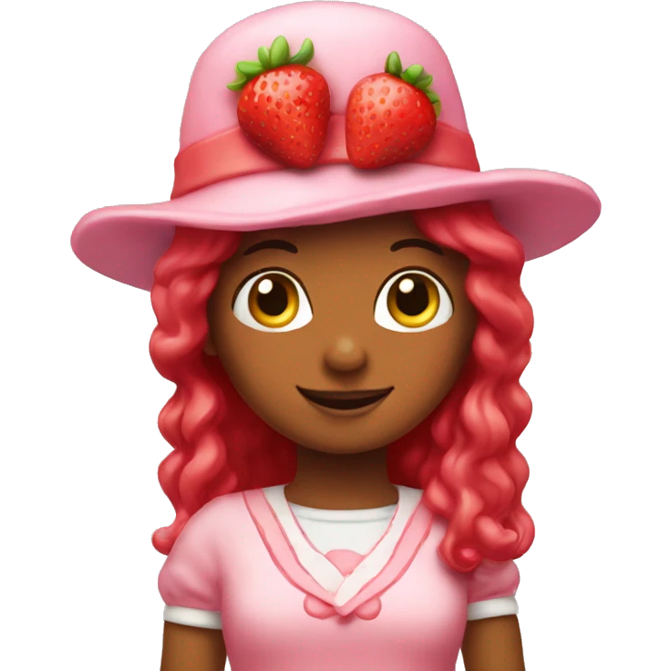 strawberry shortcake  emoji