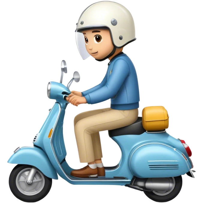 Cupido en vespa emoji