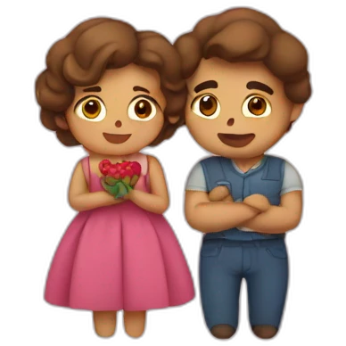 enamoradas emoji