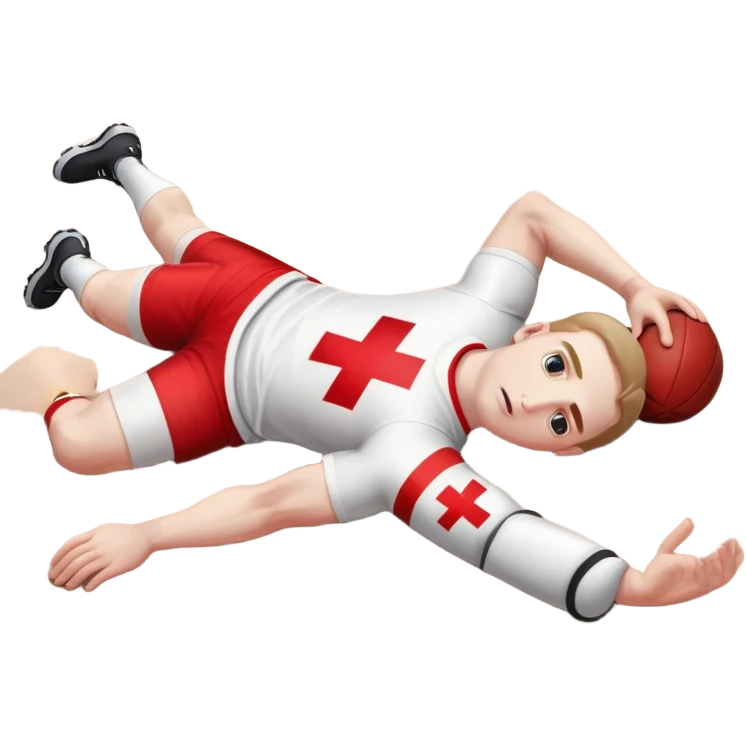 excluded player with red cross on him emoji