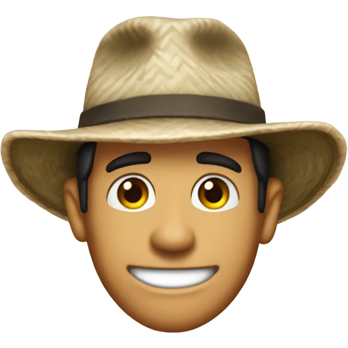 Jeff Probst in a survivor hat  emoji