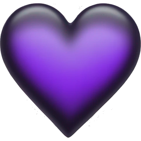 Asexual heart emoji