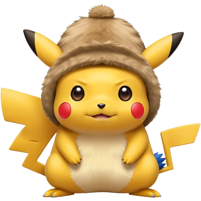 Pikachu with sonic hedgehog hat  emoji