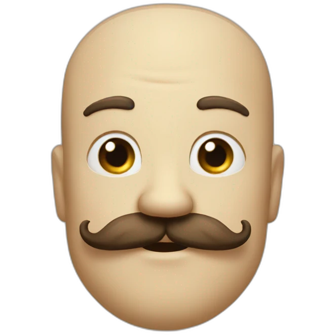 tonton Hi moustache emoji