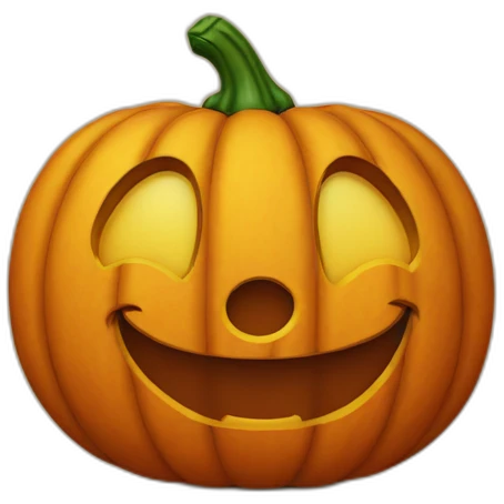 Pumpkin Mickey mouse emoji