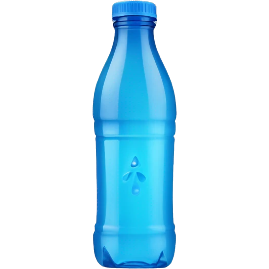 A blue bottle of prime hydration drink emoji