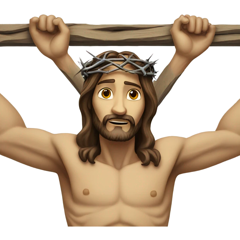 Jesus on the cross emoji