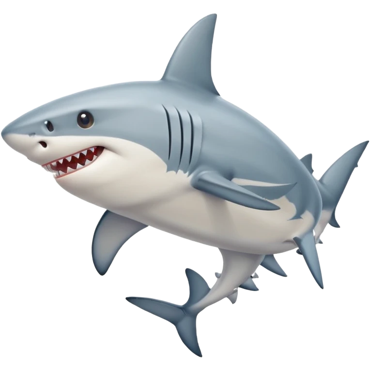 a shark with legs wearing shoes emoji
