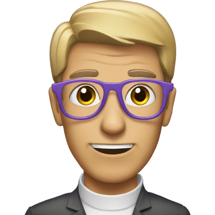 lurch with lilac glasses emoji