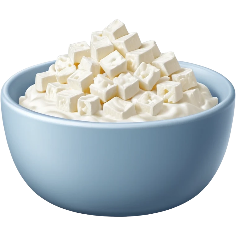 Cottage cheese emoji