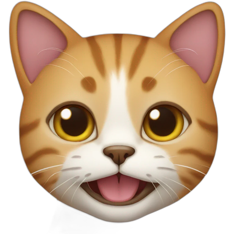 cat with human mouth emoji