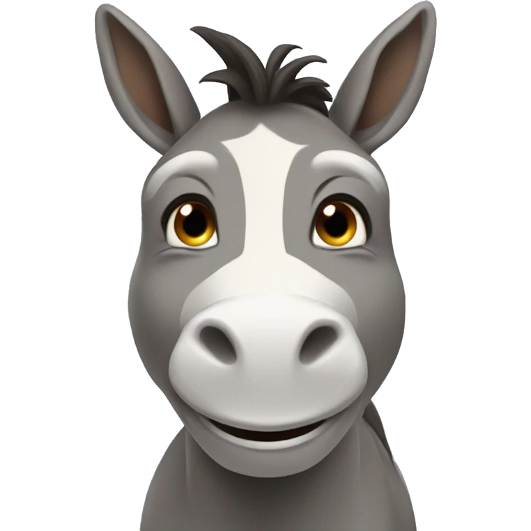 happy donkey emoji