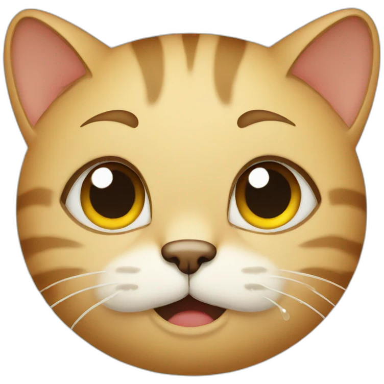 A crying cat emoji