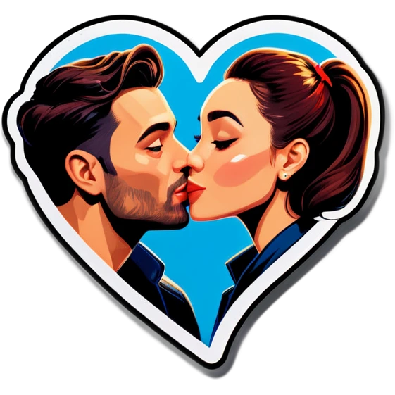 Hyper Realistic in love  emoji