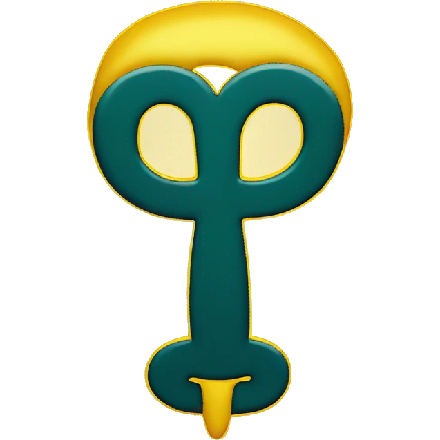 Yellow Gemini zodiac  symbol  emoji