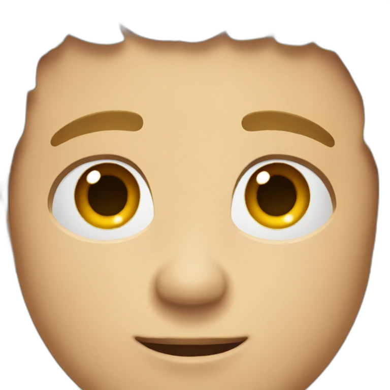 man with round face, short hair, nose ring emoji