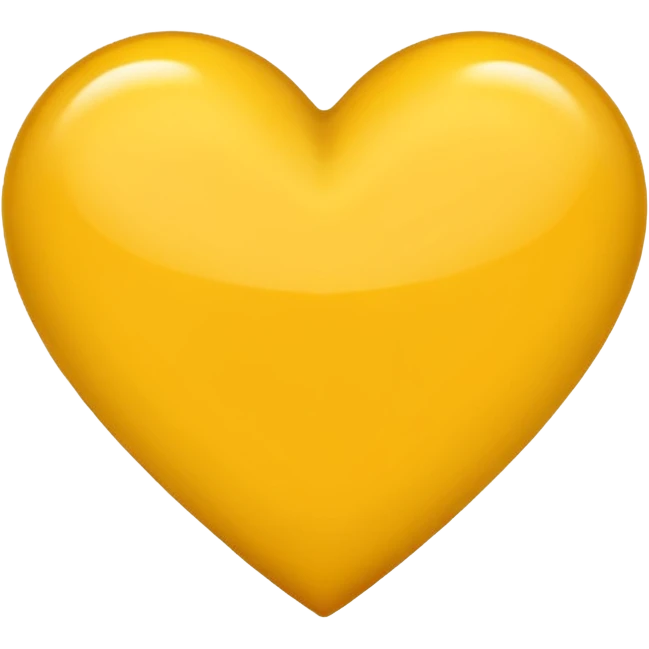 Dark Yellow Heart Emoji emoji