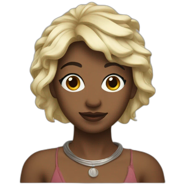 Cincilla white ebony emoji