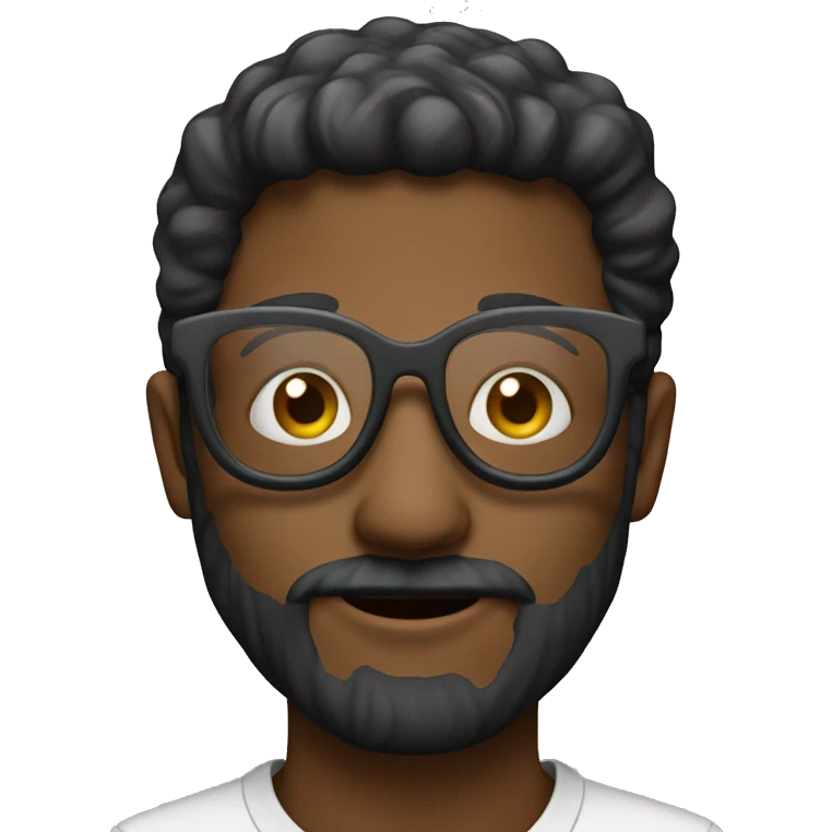 caca con lentes emoji