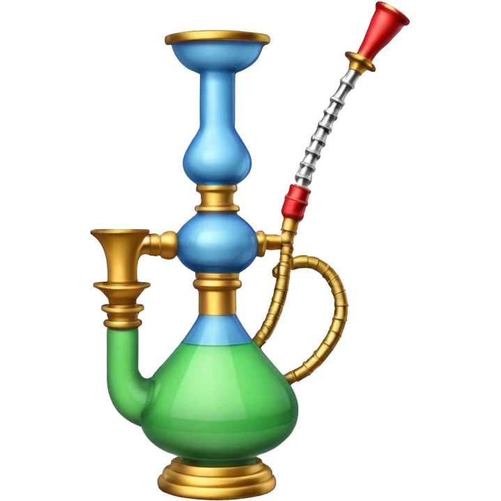 Эмодзи кальяна в классическом стиле ios emoji