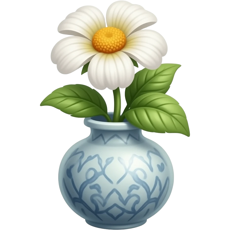 flower in vase emoji