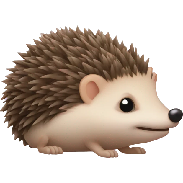 one-eyed hedgehog emoji