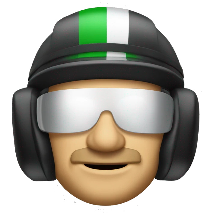 Casque de f1 style mafia italienne emoji