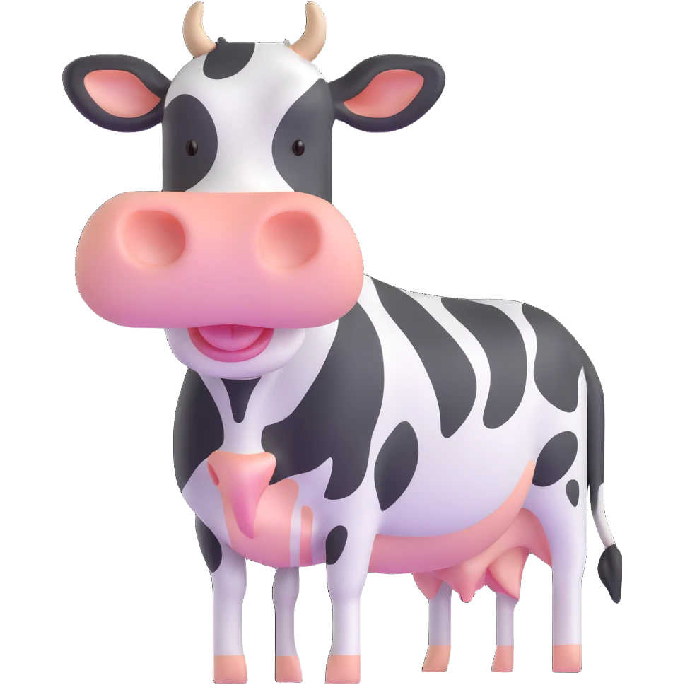 dairy cow emoji