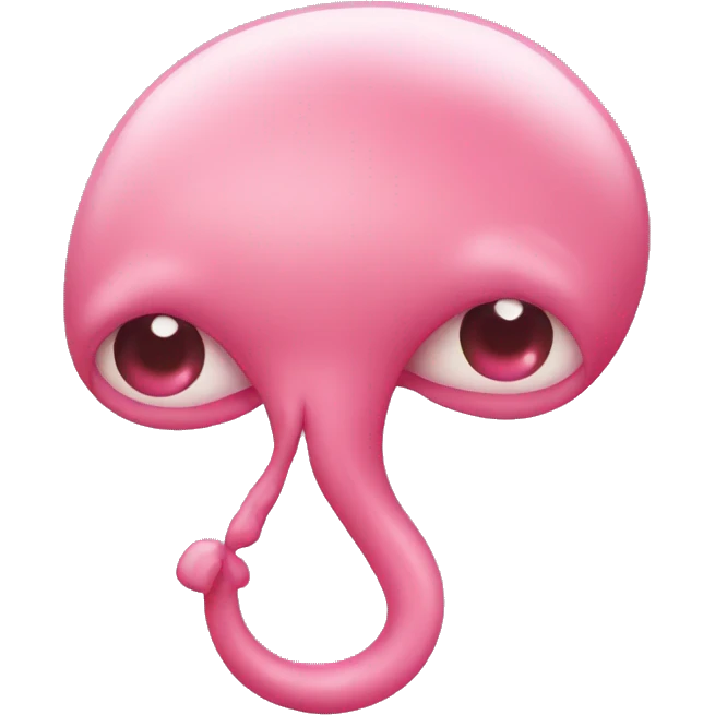 Pink uterus emoji
