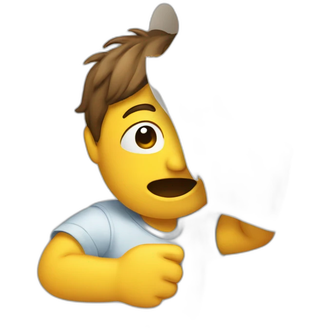 Person tearing a sheet of paper  emoji
