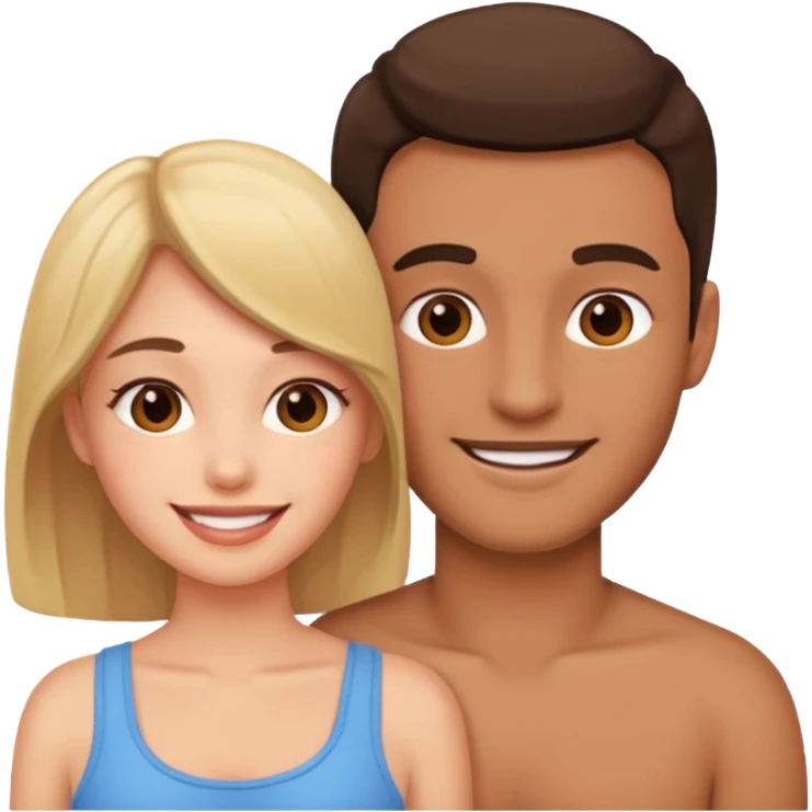 Guy and a girl having sex emoji