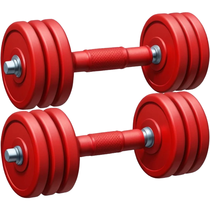 single red dumbbell emoji