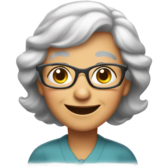 happy grandma  emoji