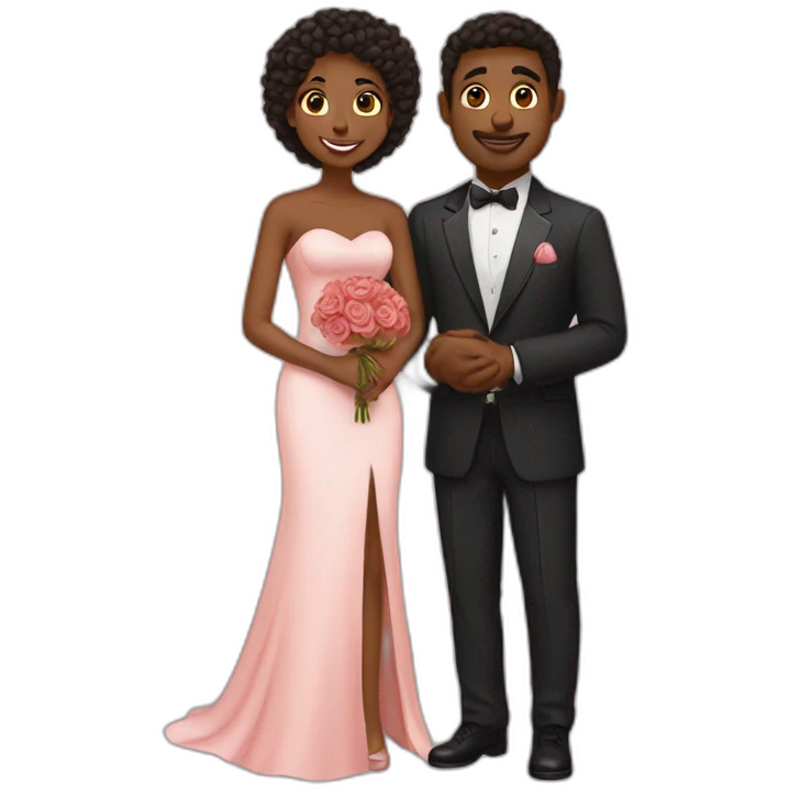 Couple romantique emoji