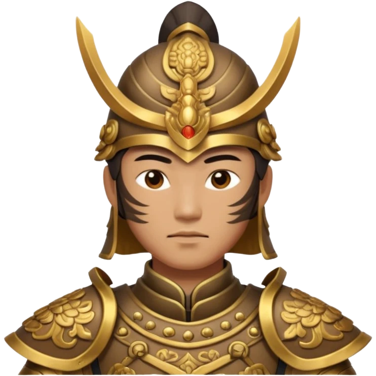 ancient Chinese warrior in armor emoji