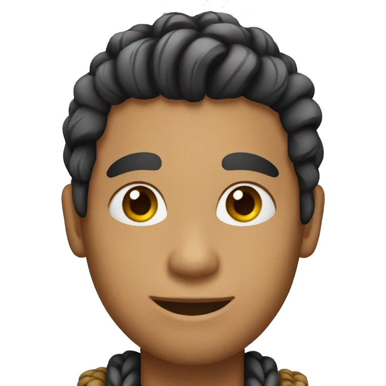 men with braids emoji