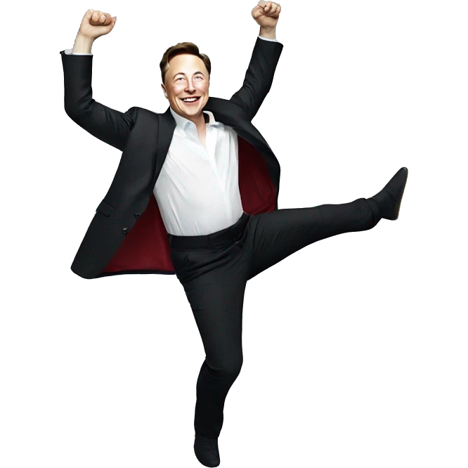 Elon musk dancing emoji