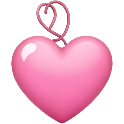 Pink heart emoji