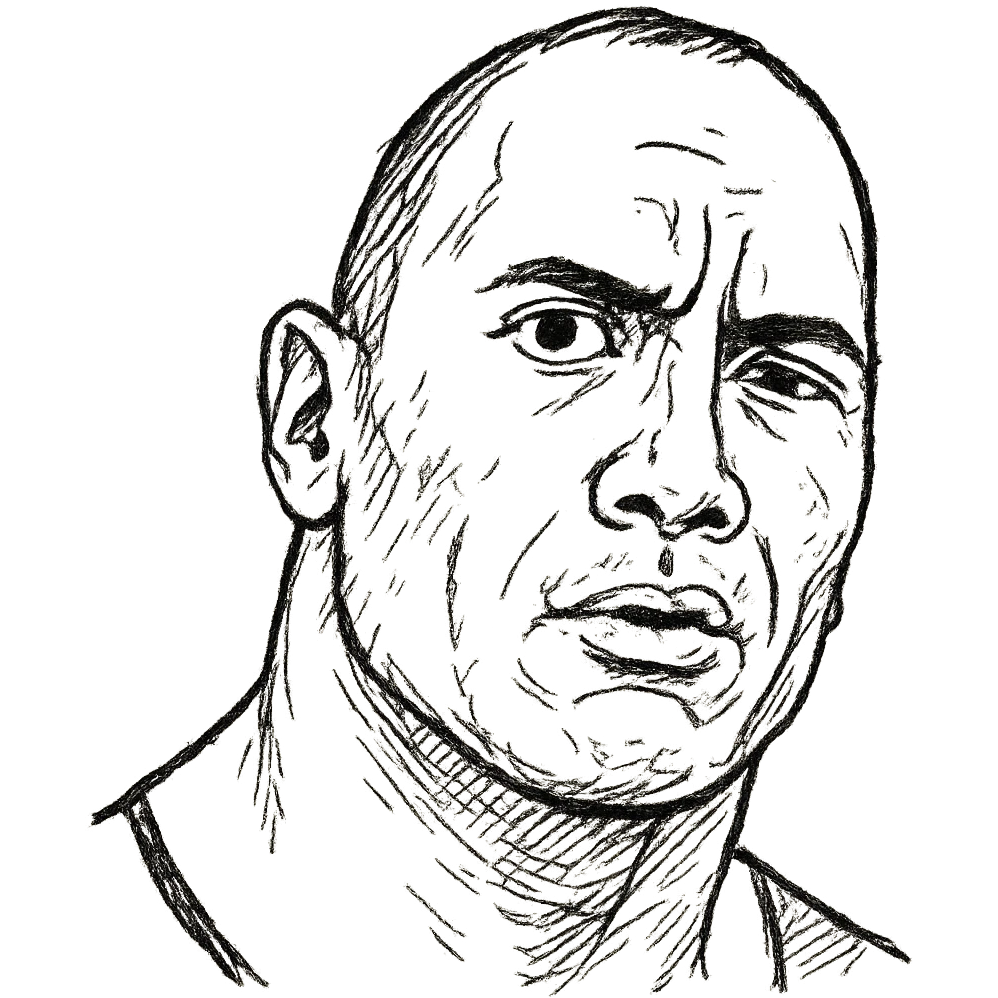 the rock meme, Dwayne Johnson's iconic raised eyebrow expression, humorous, meme style emoji
