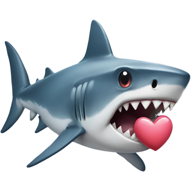 shark with heart eyes emoji