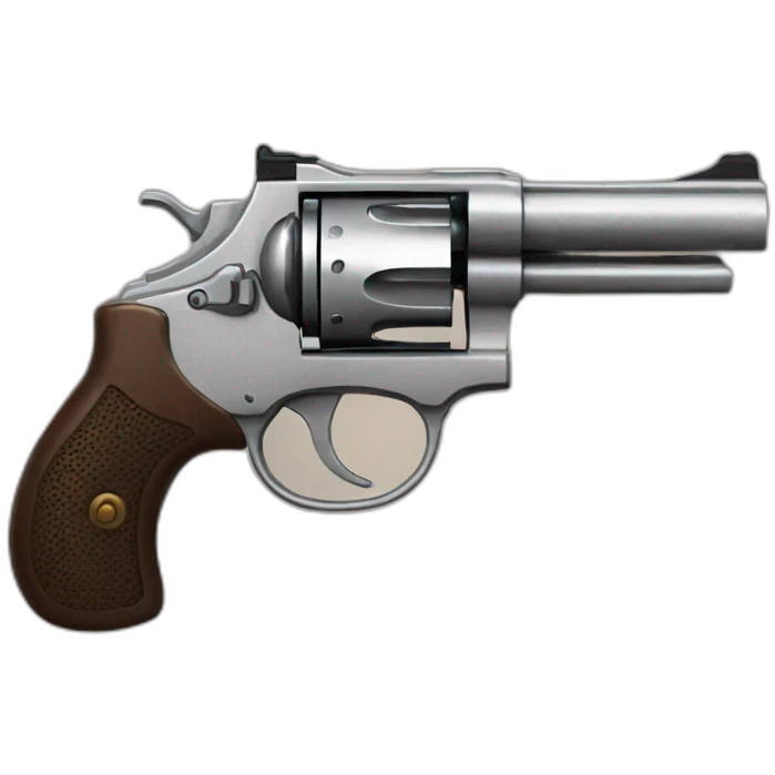 Revolver gun emoji