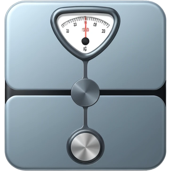 Digital weight scale with 0:00 on it emoji