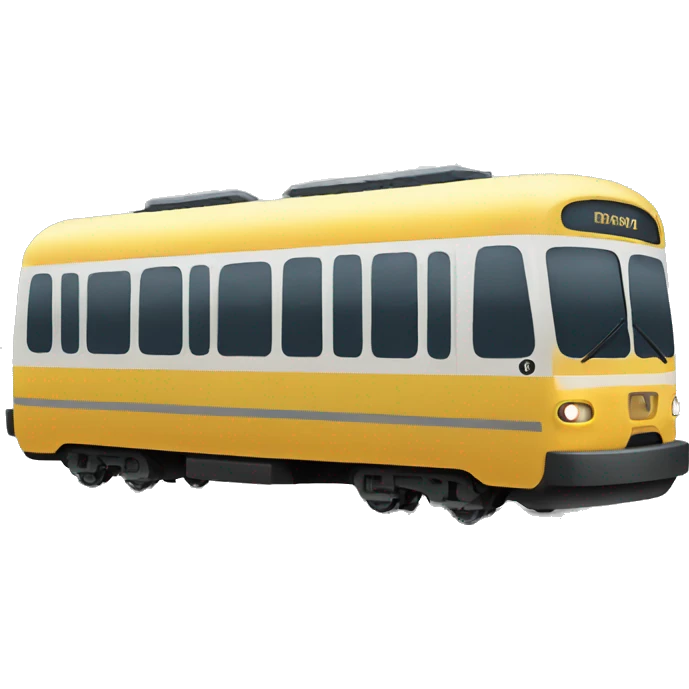 train and bus emoji