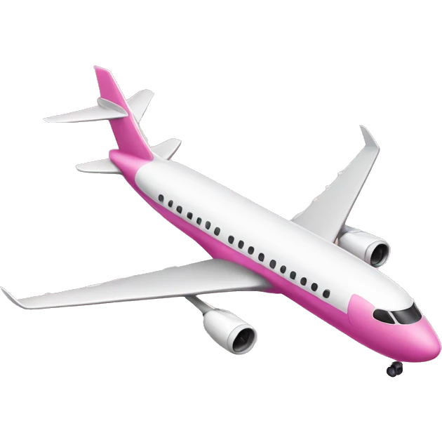 Pink airplane  emoji