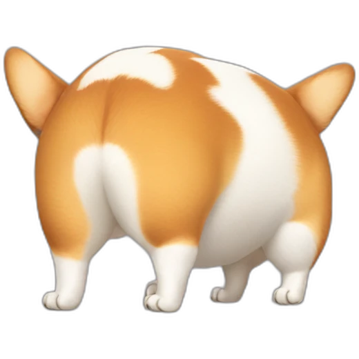 corgi butt emoji
