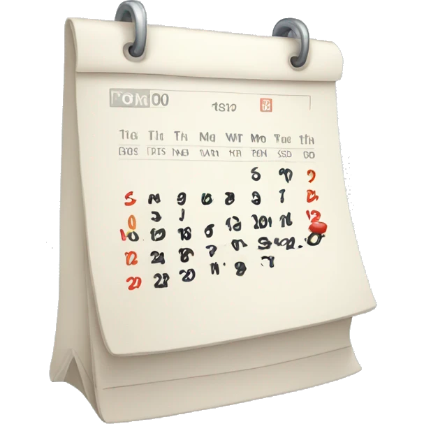 calendar emoji